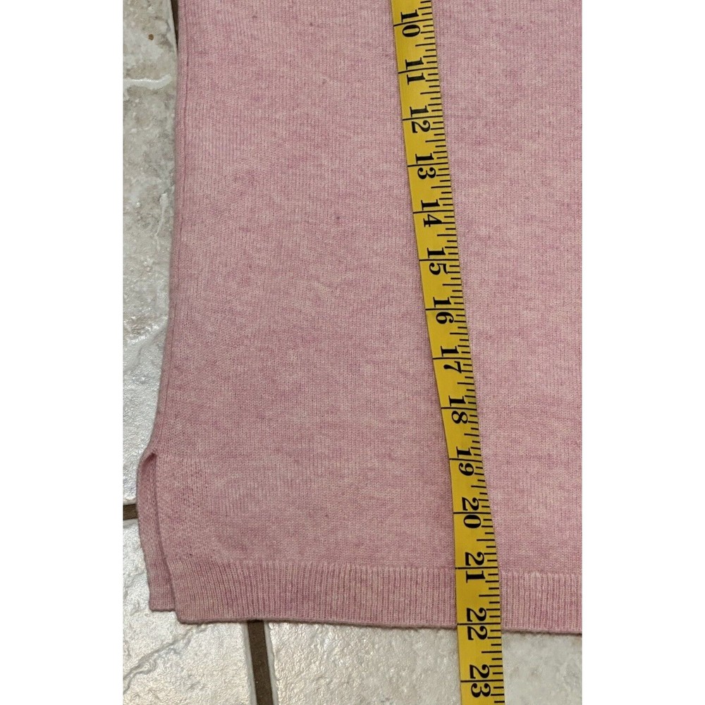 J. Crew Light Pink 100% Cashmere Sweater Size Medium - Picture 7 of 7